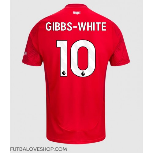 Dres Nottingham Forest Morgan Gibbs-White #10 Domáci 2024-25 Krátky Rukáv
